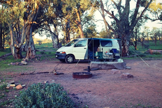 Campsite at Trezona, Flinders Ranges, South Australia