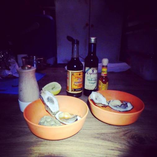 Coffin Bay oysters van style, South Australia