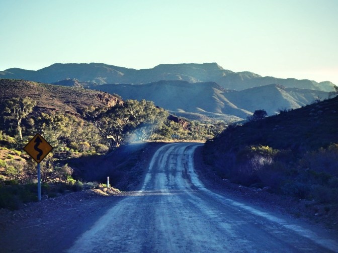 Winding road out of Blinman, Flinders Ranges