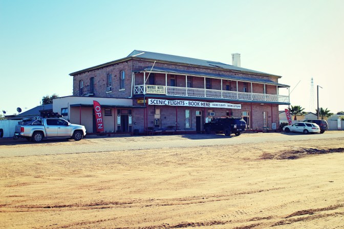 Exterior shot of Maree Hotel, Maree, South Australia