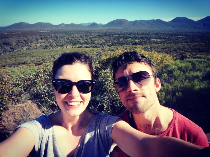 Wilpena Pound selfie, Flinders Ranges