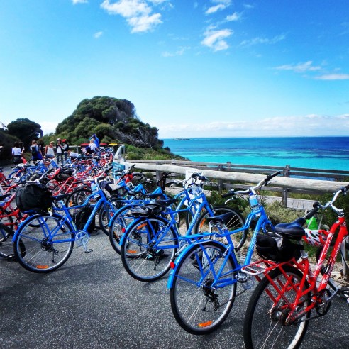Bikes and water, Rottnest Island, Western Australia
