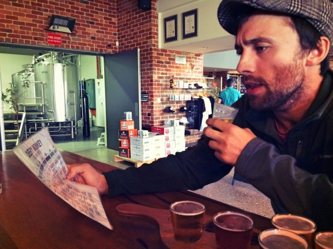 Beer tasting, Cheeky Monkey, Western Australia
