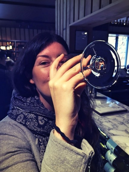 Drinking wine, Vasse Felix, Margaret River WA