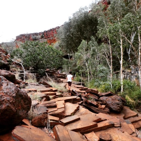 Rockfall, Karijini National Park, Western Australia