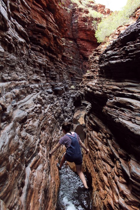Spiderwalk, Karijini National Park, Western Australia