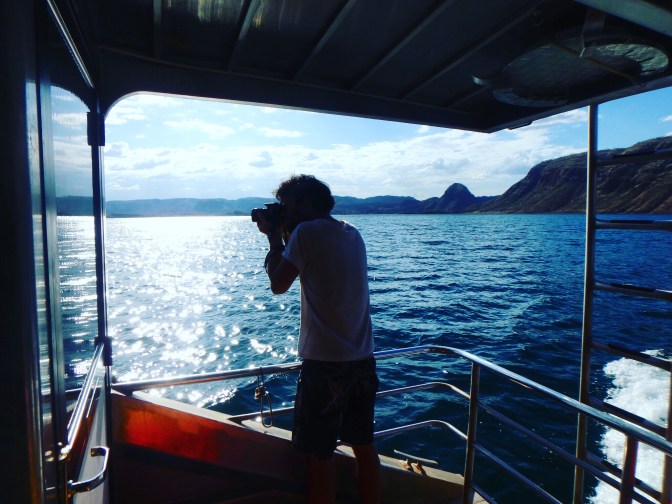 Photographing Lake Argyle, Western Australia