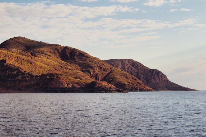 Mini islands of Lake Argyle, Western Australia