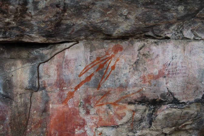 Mimi spirits rock art at Ubirr, Kakadu National Park, Northern Territory