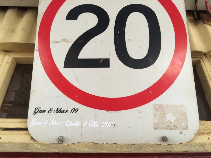 Road sign at Daly Waters pub Northern Territory