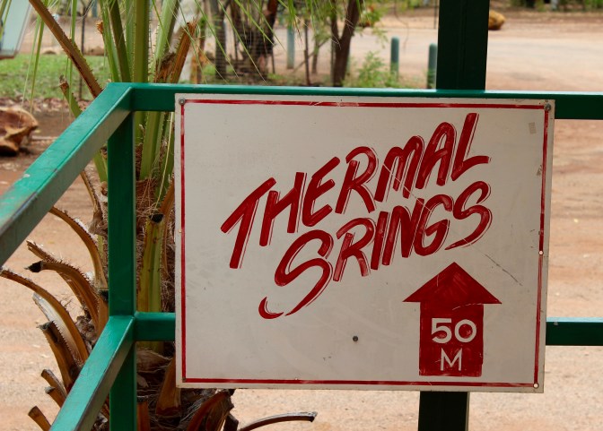 Misspelt sign, Mantaranka Springs, Northern Territory