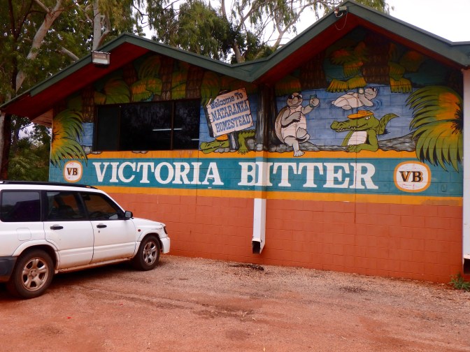 Victoria Bitter mural, Mantaranka Springs, Northern Territory