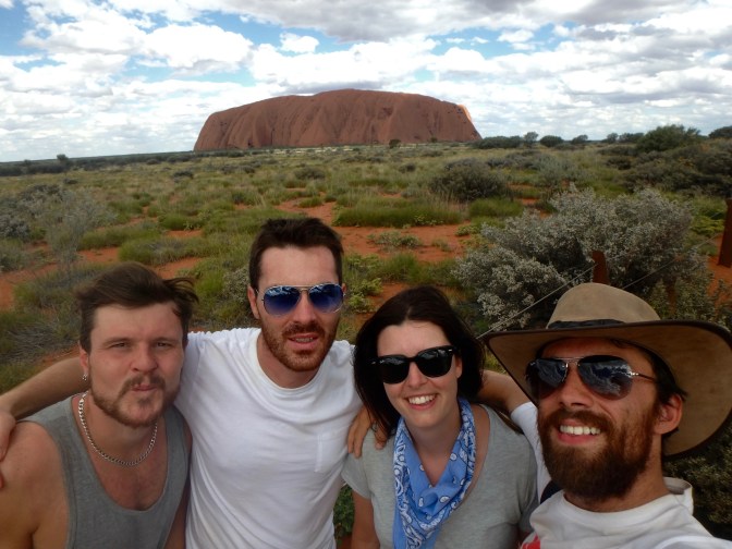 Uluru selfie Northern Territory
