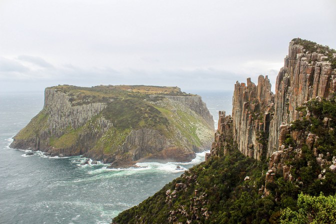 Tasman Island from Cape Pillar, Three Capes Track, Tasmania, Australia